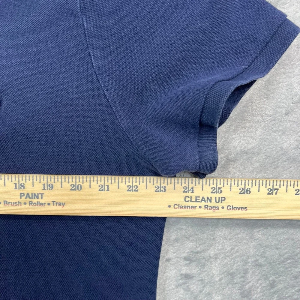 Polo Ralph Lauren Polo Shirt Mens XL Navy Big Pony Crest Custom Slim Fit